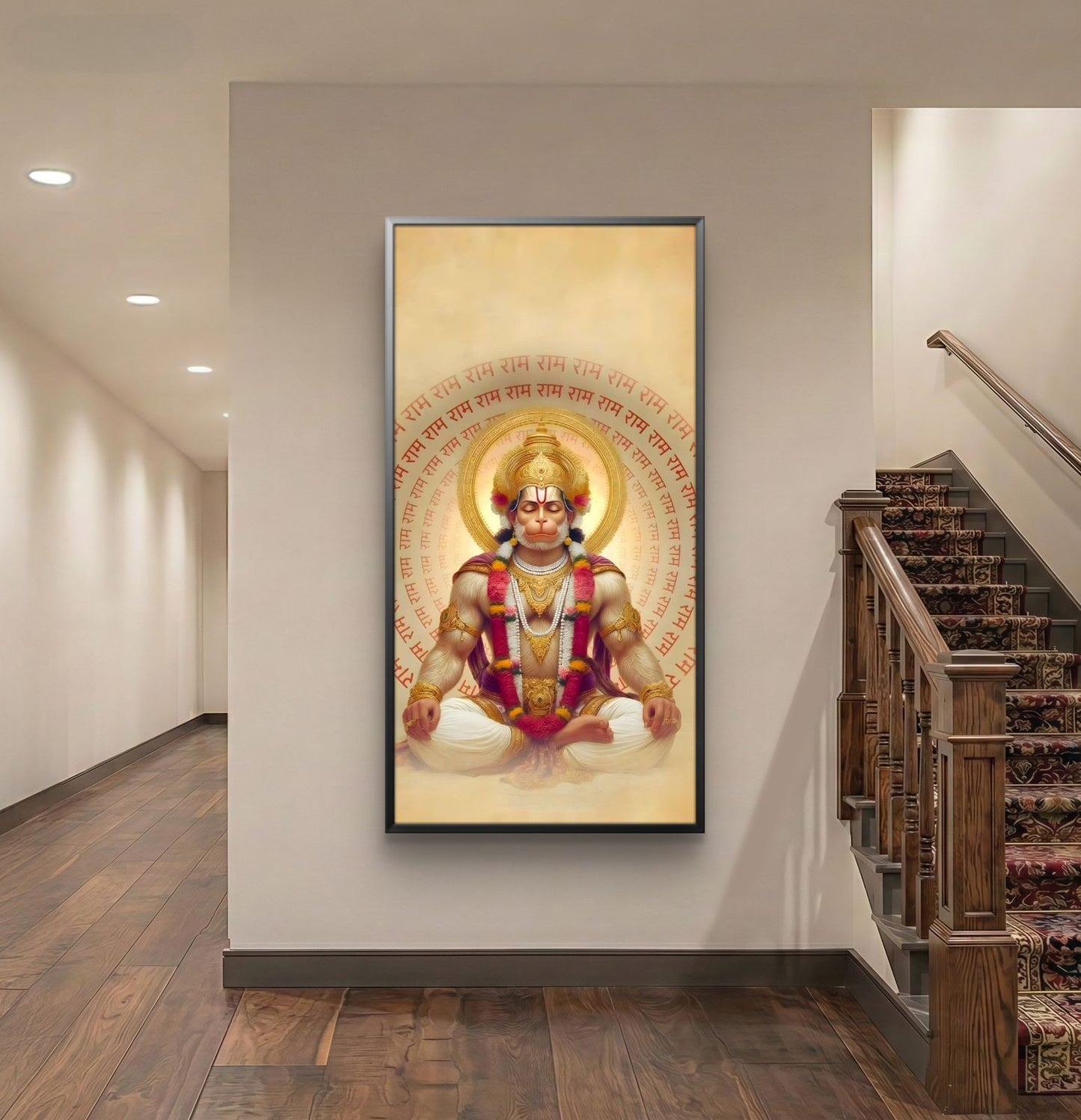 Lord Hanuman Premium Canvas Painting - Buy Online | Decor By Neon