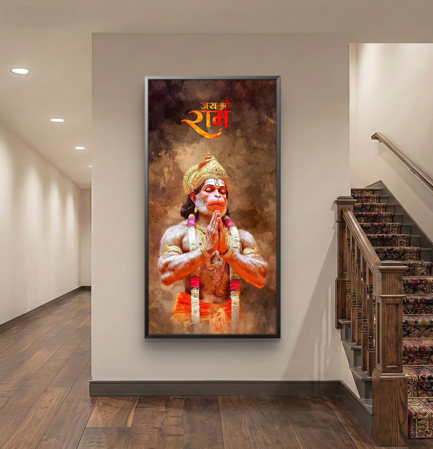 Lord Hanuman Premium Canvas Painting - Buy Online | Decor By Neon