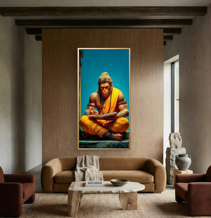 Lord Hanuman Premium Canvas Painting