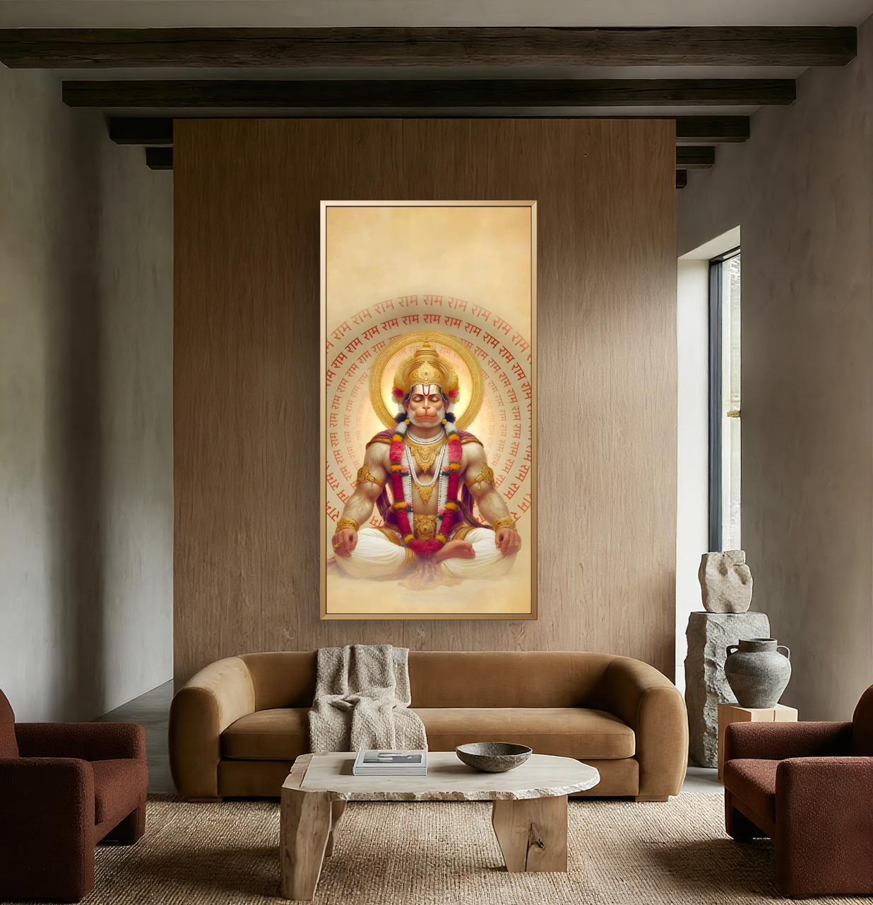 Lord Hanuman Premium Canvas Painting - Buy Online | Decor By Neon