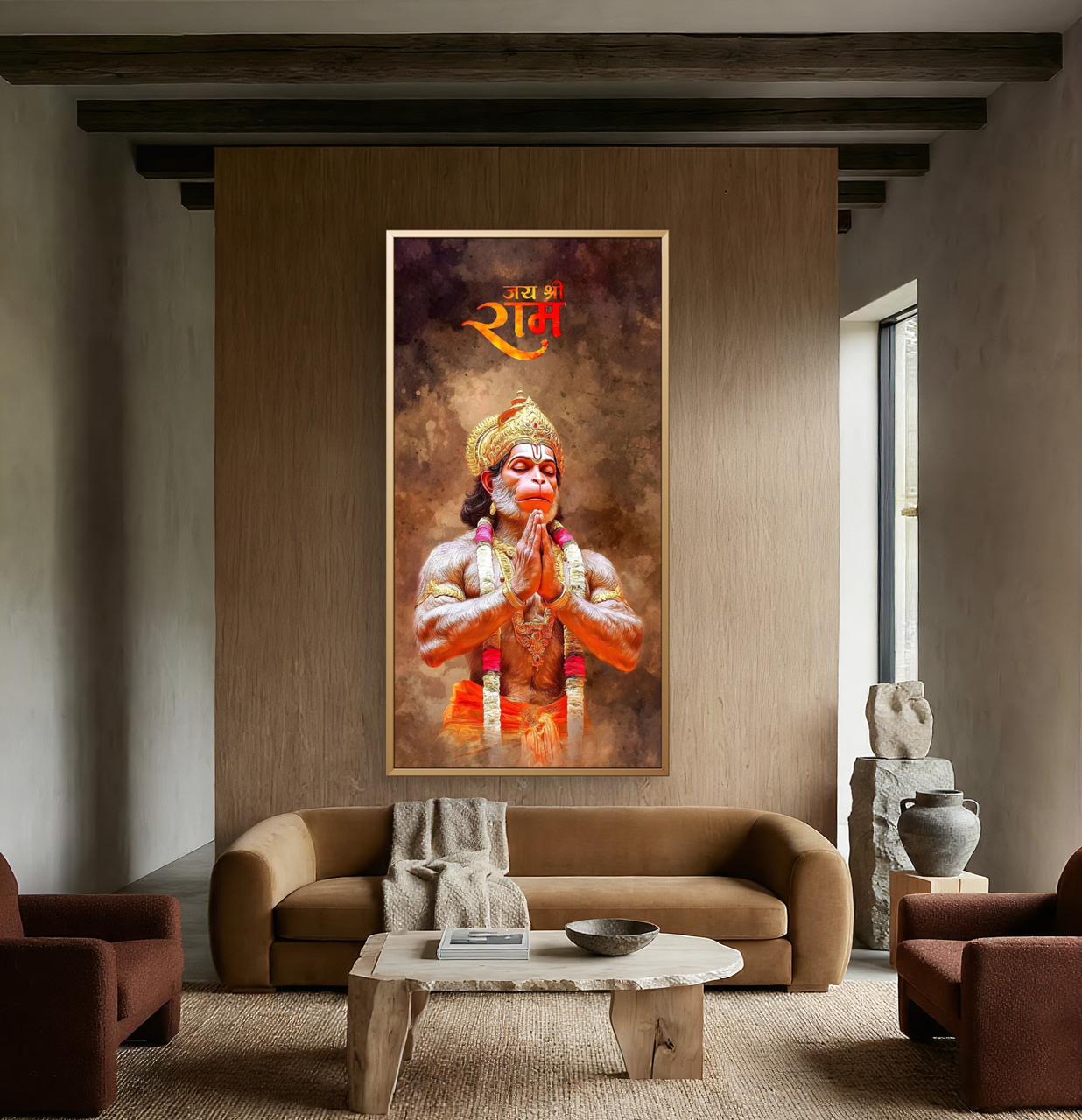 Lord Hanuman Premium Canvas Painting - Buy Online | Decor By Neon