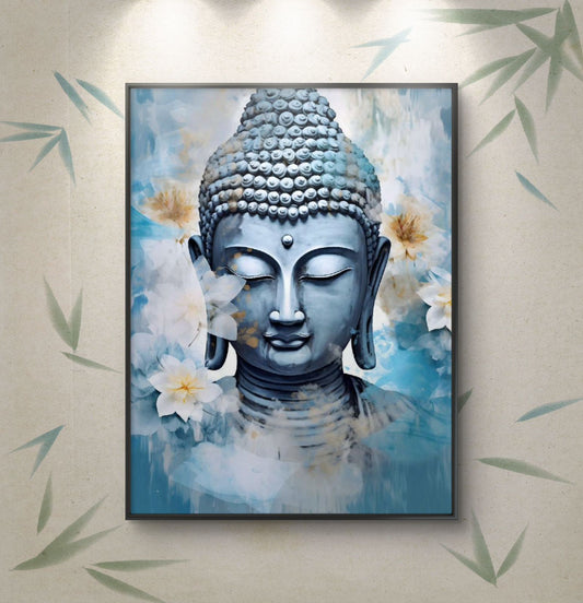 Lord Buddha Premium Canvas Painting - Canvas Wall Art | Decor By Neon