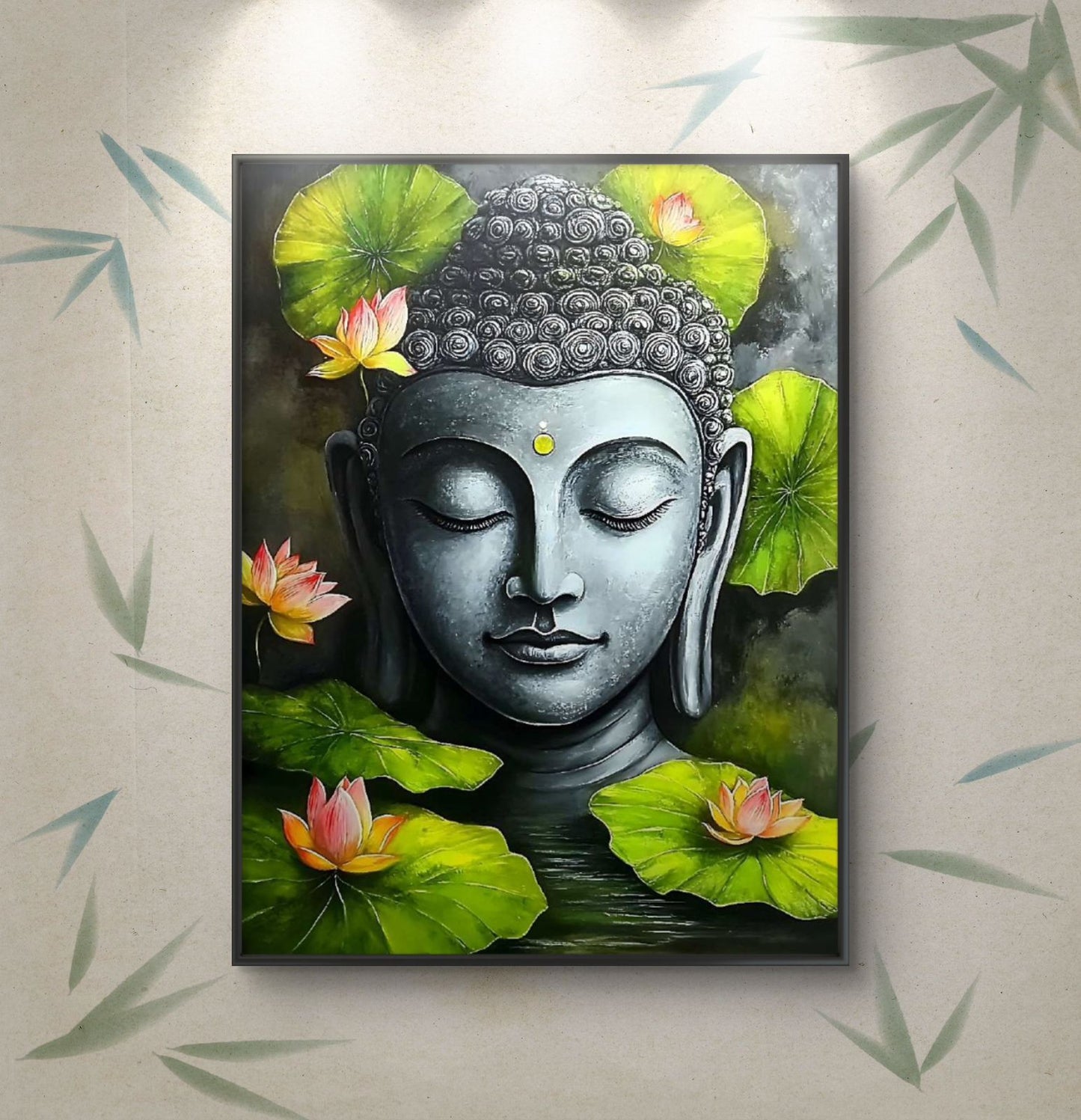 Lord Buddha Premium Canvas Painting - Buy Online | Decor By Neon