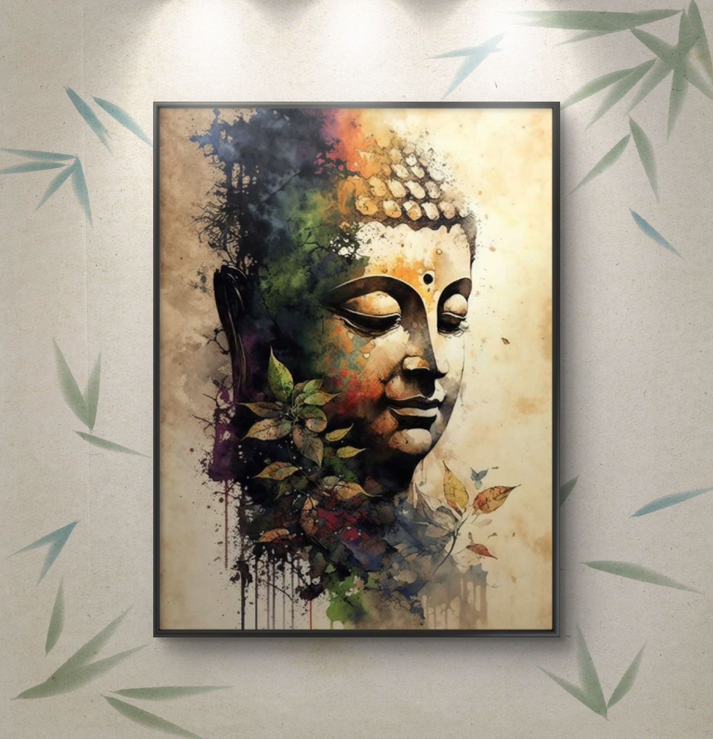 Lord Buddha Premium Canvas Painting - Buy Online | Decor By Neon