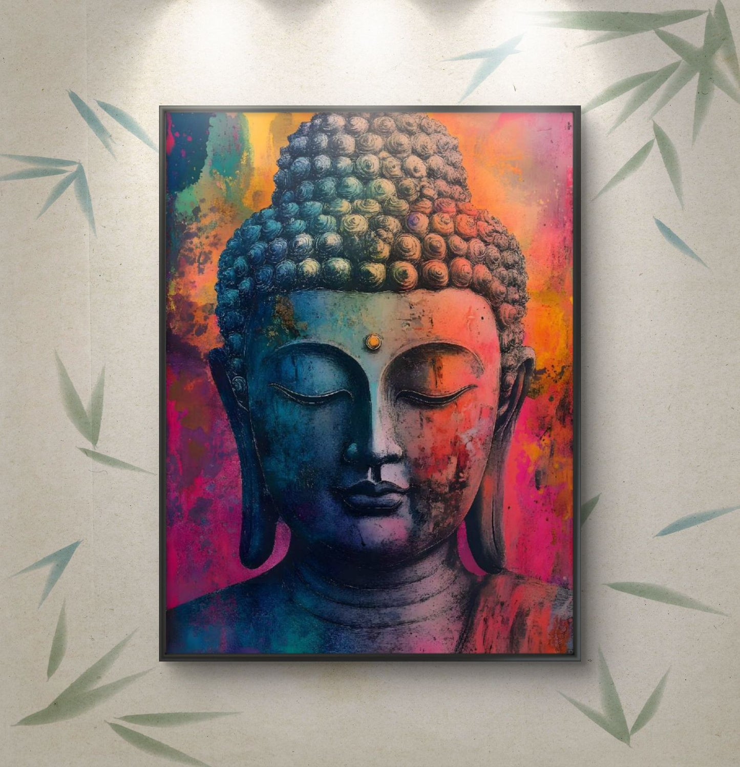 Lord Buddha Premium Canvas Painting - Buy Online | Decor By Neon
