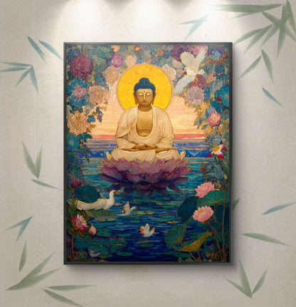 Lord Buddha Premium Canvas Painting