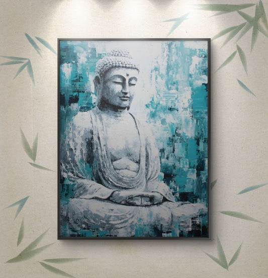 Lord Buddha Premium Canvas Painting - Canvas Wall Art | Decor By Neon