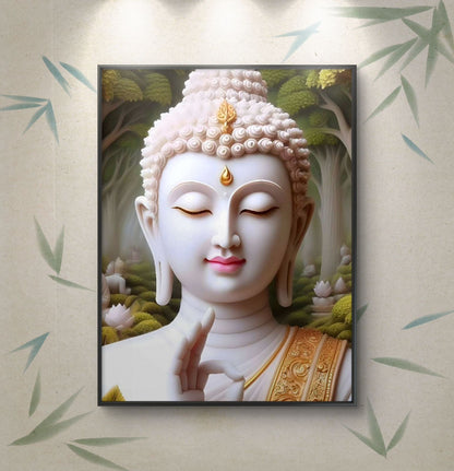 Lord Buddha Premium Canvas Painting