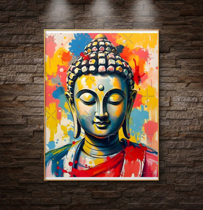 Lord Buddha Premium Canvas Painting