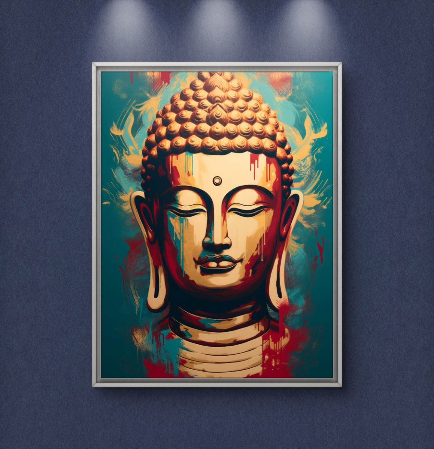 Lord Buddha Premium Canvas Painting - Buy Online | Decor By Neon