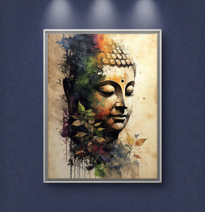 Lord Buddha Premium Canvas Painting