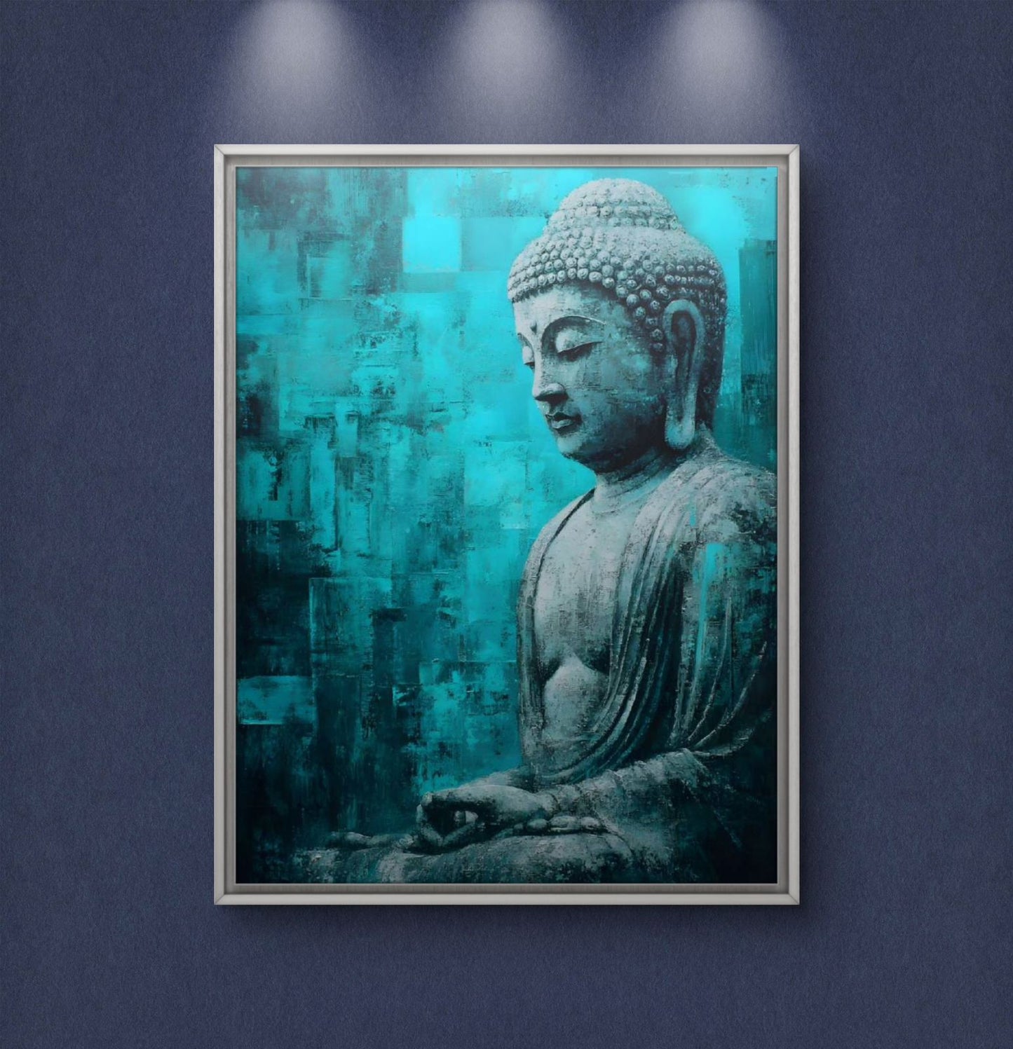 Lord Buddha Premium Canvas Painting - Buy Online | Decor By Neon