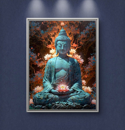 Lord Buddha Premium Canvas Painting