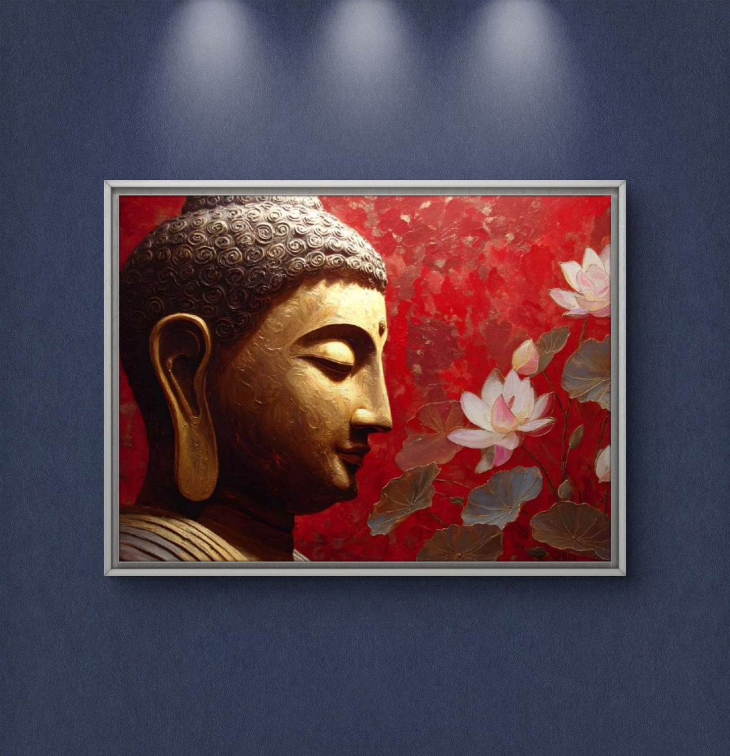 Lord Buddha Premium Canvas Painting - Buy Online | Decor By Neon