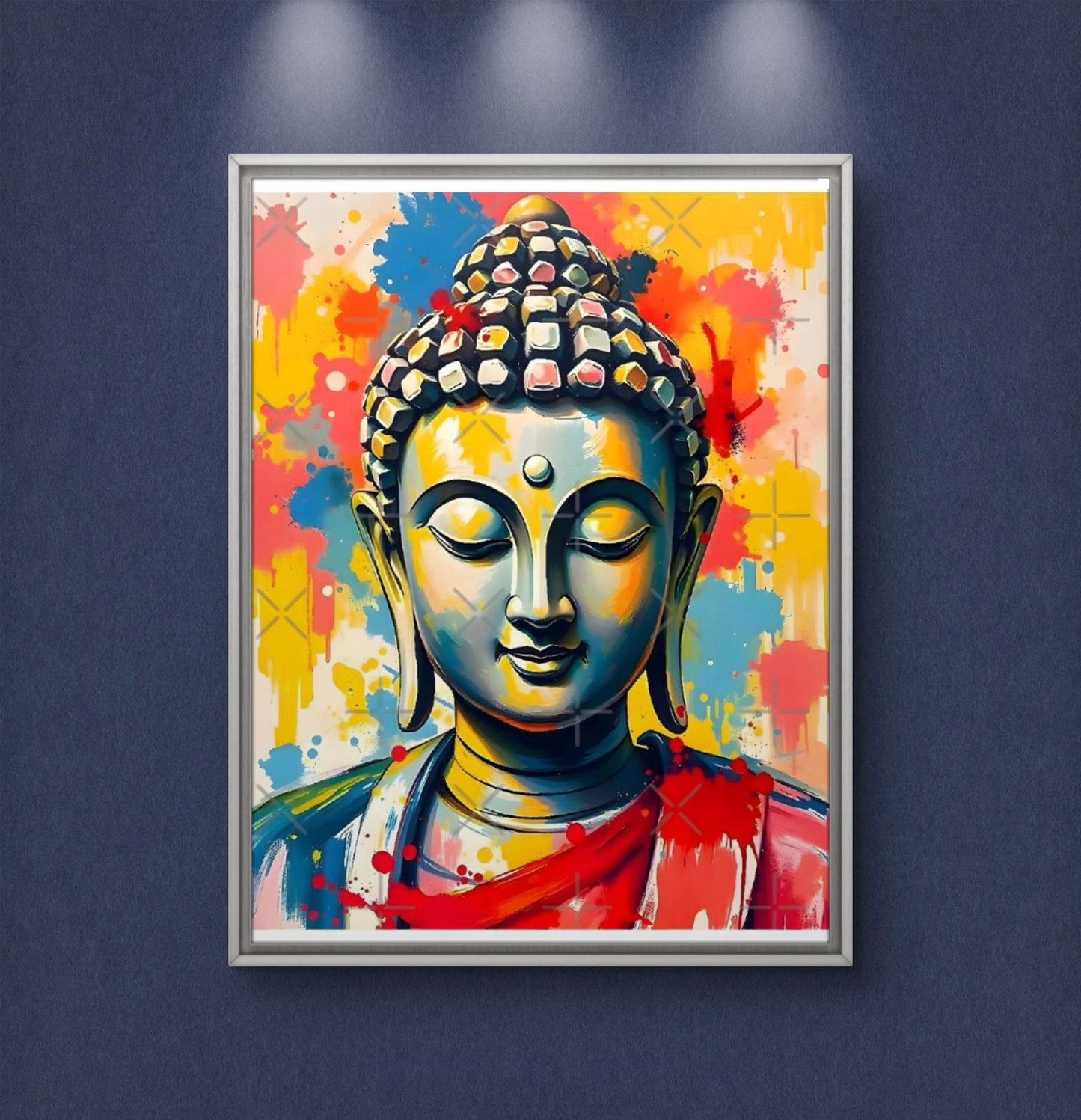 Lord Buddha Premium Canvas Painting - Buy Online | Decor By Neon