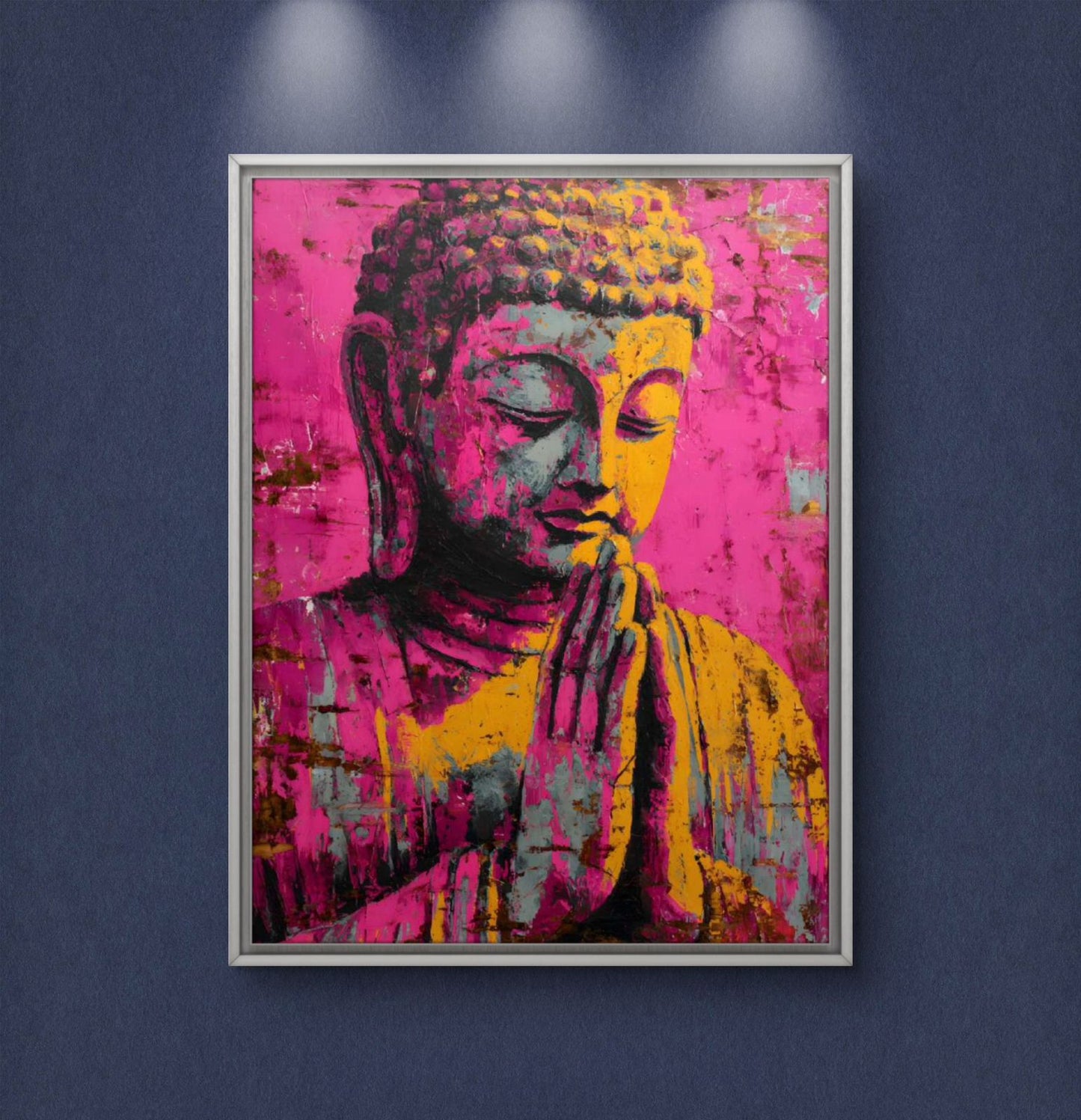 Lord Buddha Premium Canvas Painting - Buy Online | Decor By Neon
