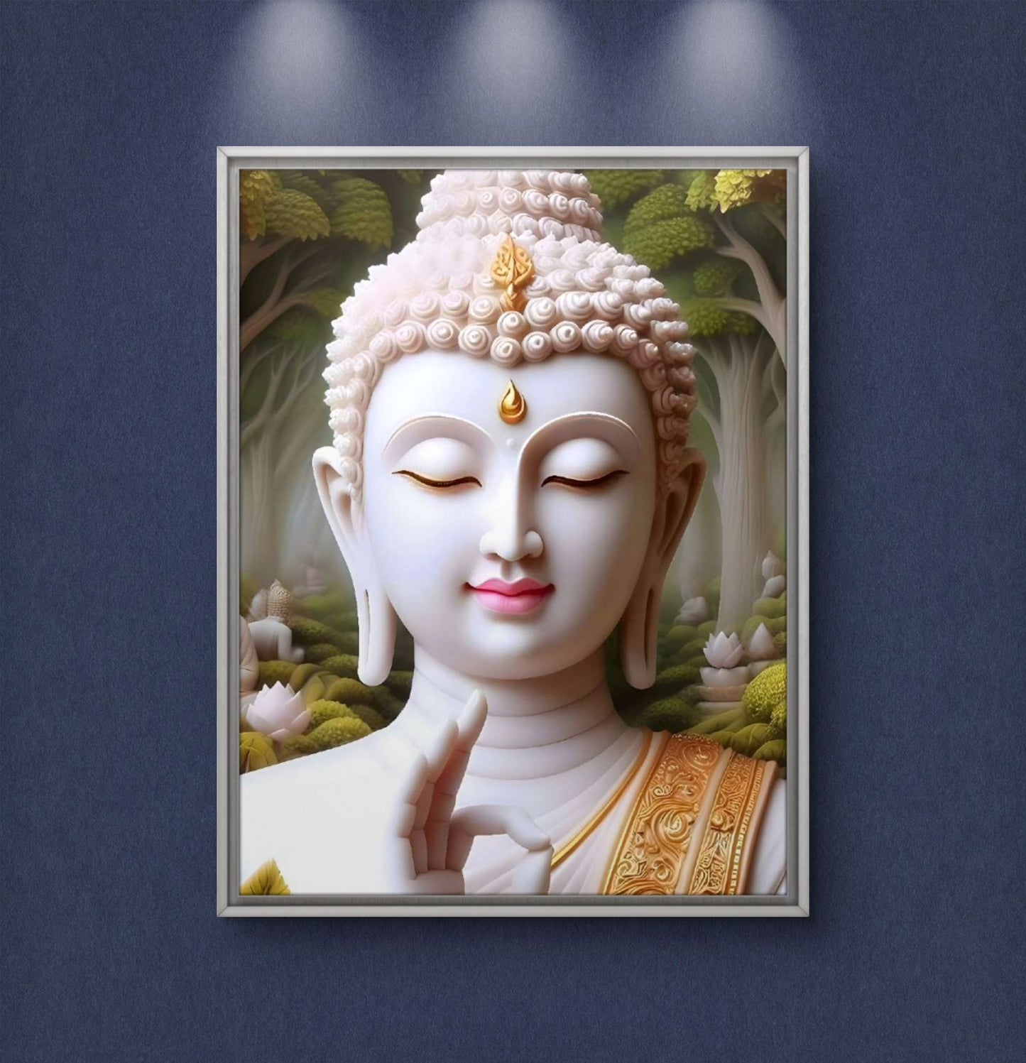 Lord Buddha Premium Canvas Painting - Buy Online | Decor By Neon