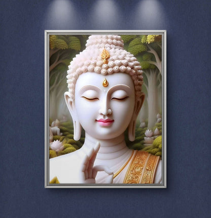 Lord Buddha Premium Canvas Painting