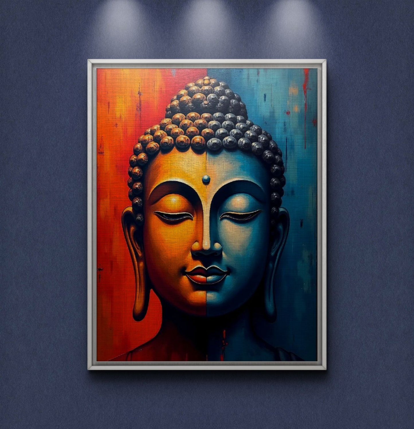 Lord Buddha Premium Canvas Painting - Buy Online | Decor By Neon