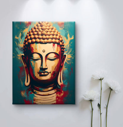 Lord Buddha Premium Canvas Painting
