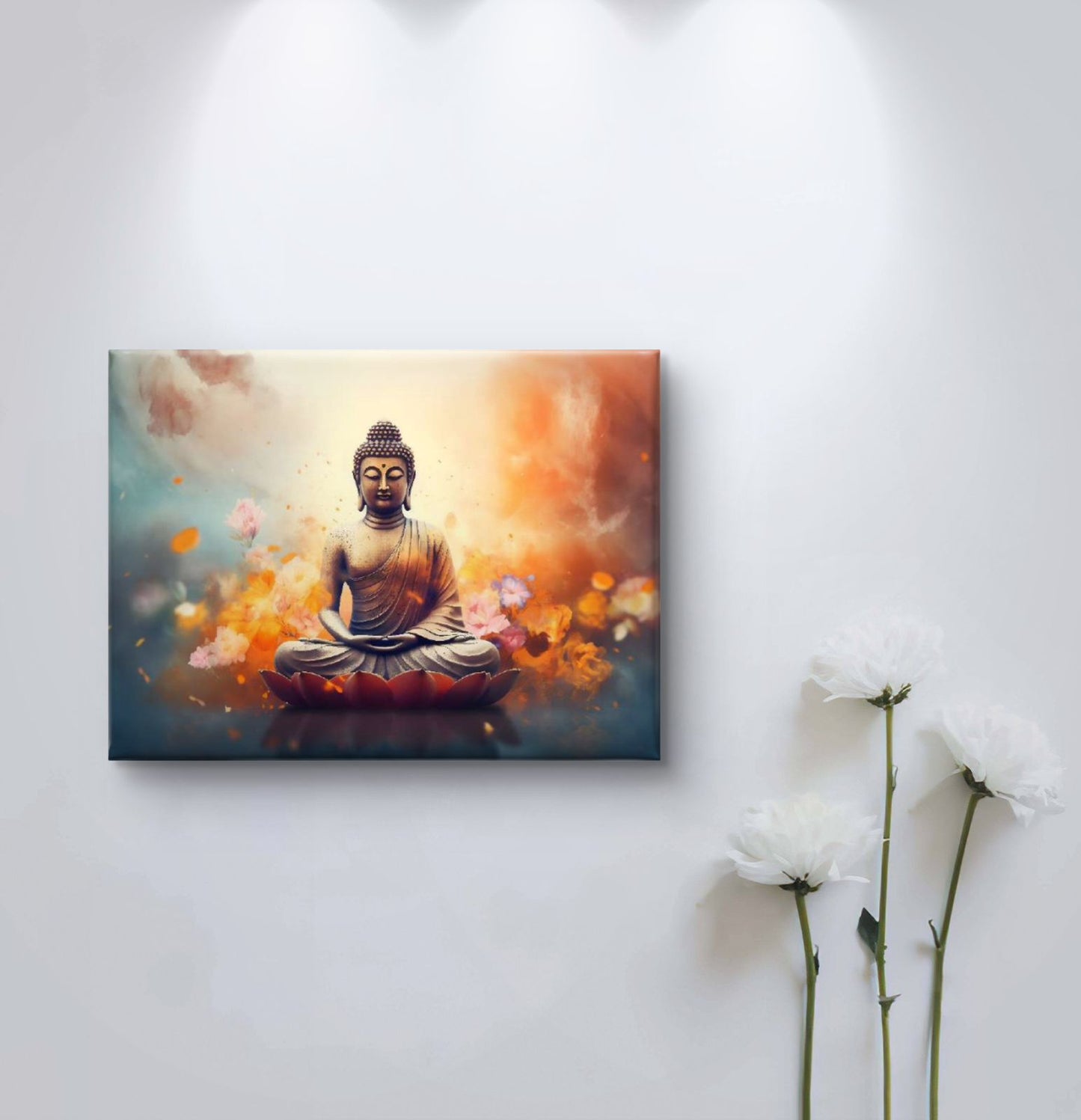 Lord Buddha Premium Canvas Painting - Buy Online | Decor By Neon