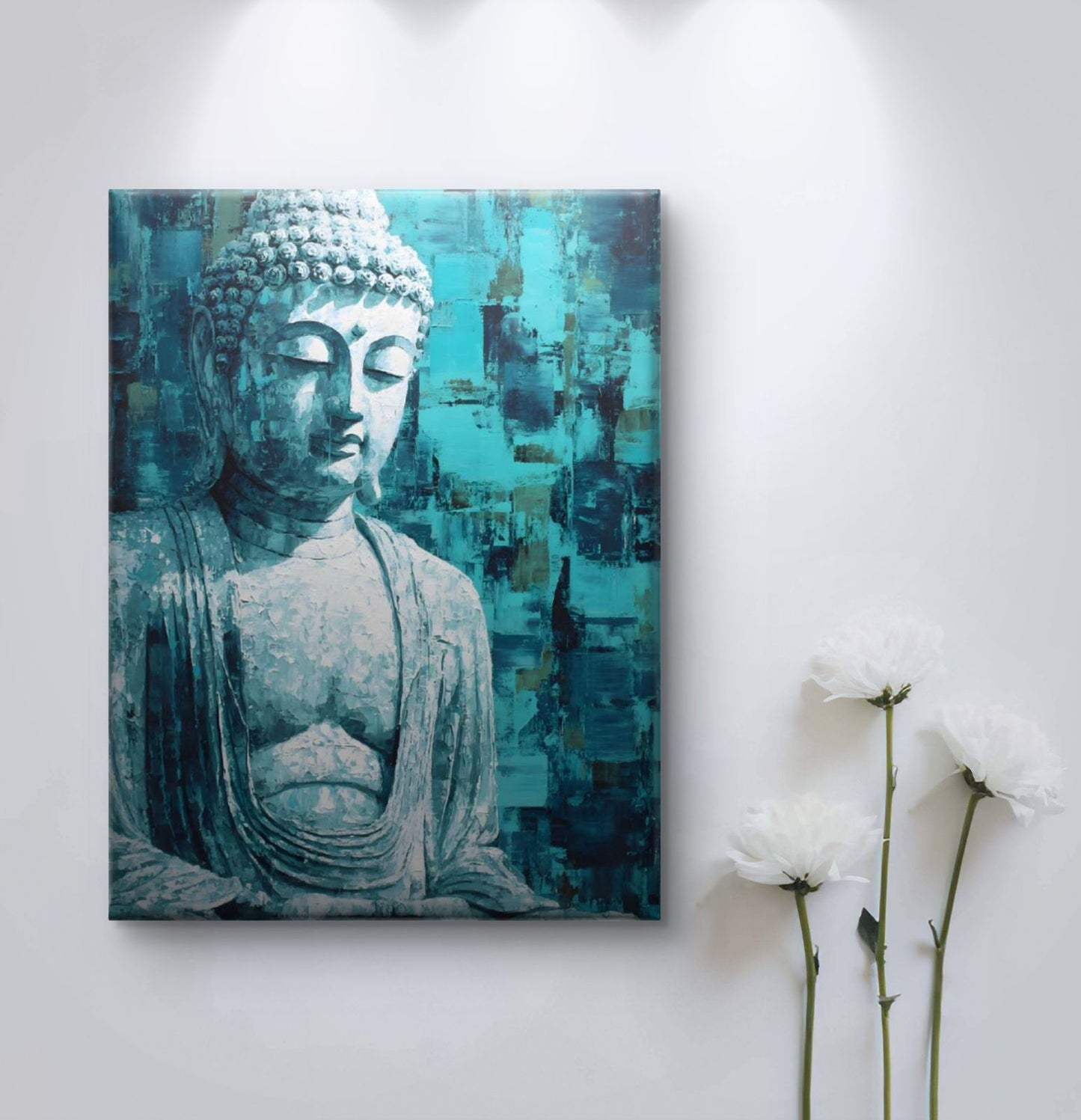 Lord Buddha Premium Canvas Painting - Buy Online | Decor By Neon