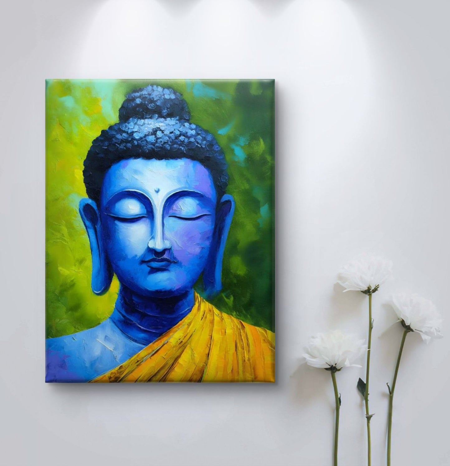 Lord Buddha Premium Canvas Painting - Buy Online | Decor By Neon