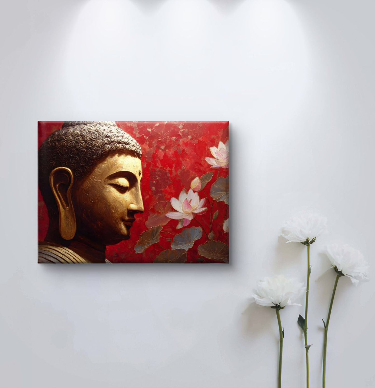 Lord Buddha Premium Canvas Painting - Buy Online | Decor By Neon