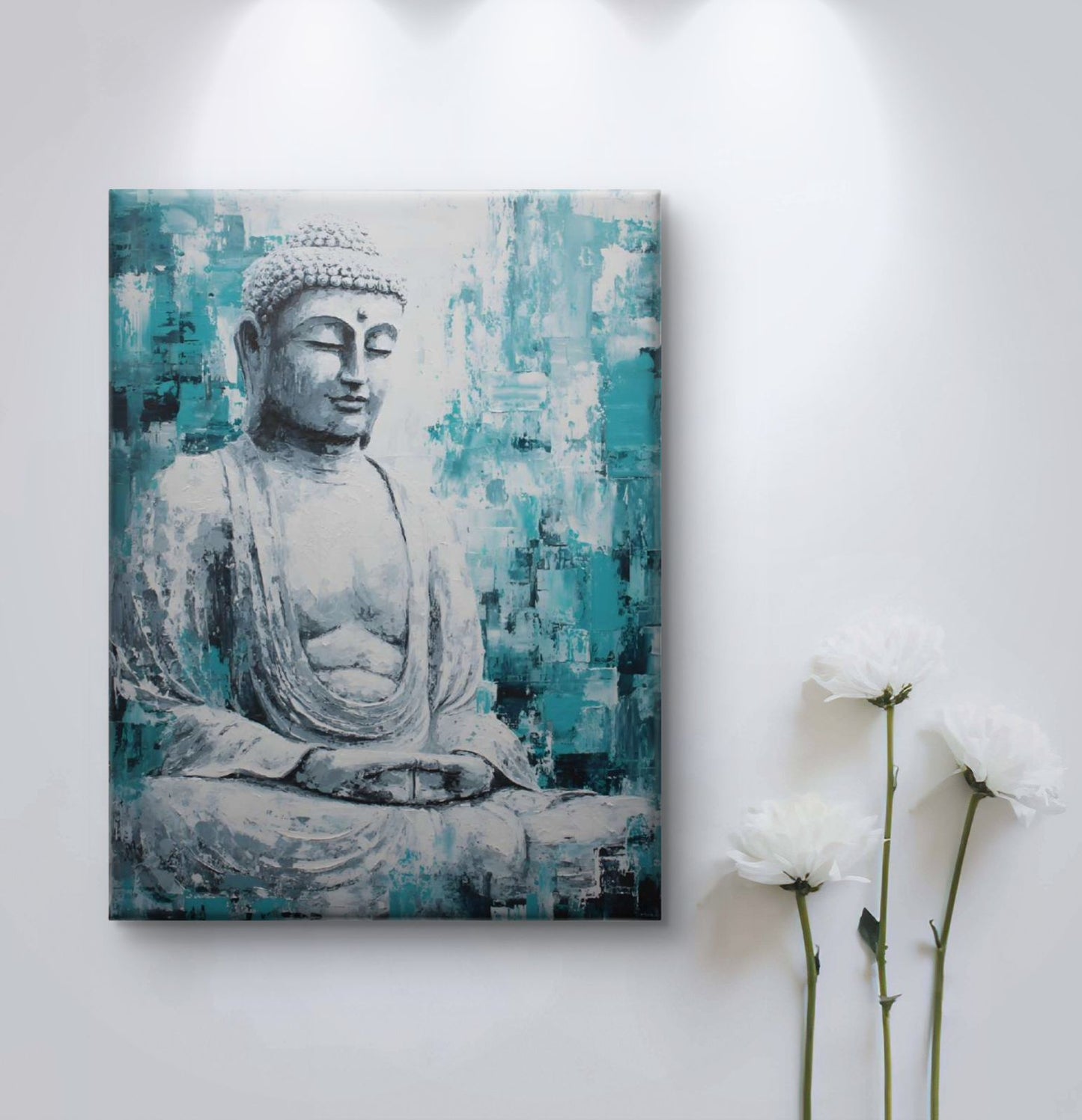 Lord Buddha Premium Canvas Painting - Buy Online | Decor By Neon