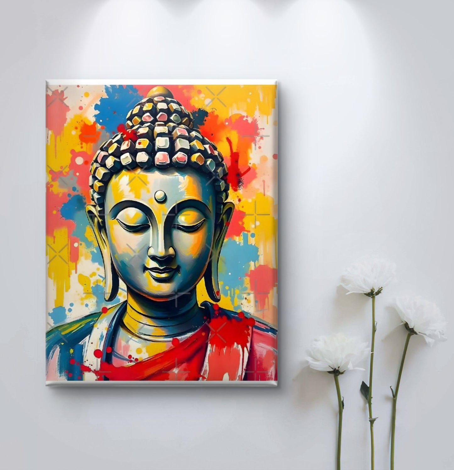 Lord Buddha Premium Canvas Painting - Buy Online | Decor By Neon