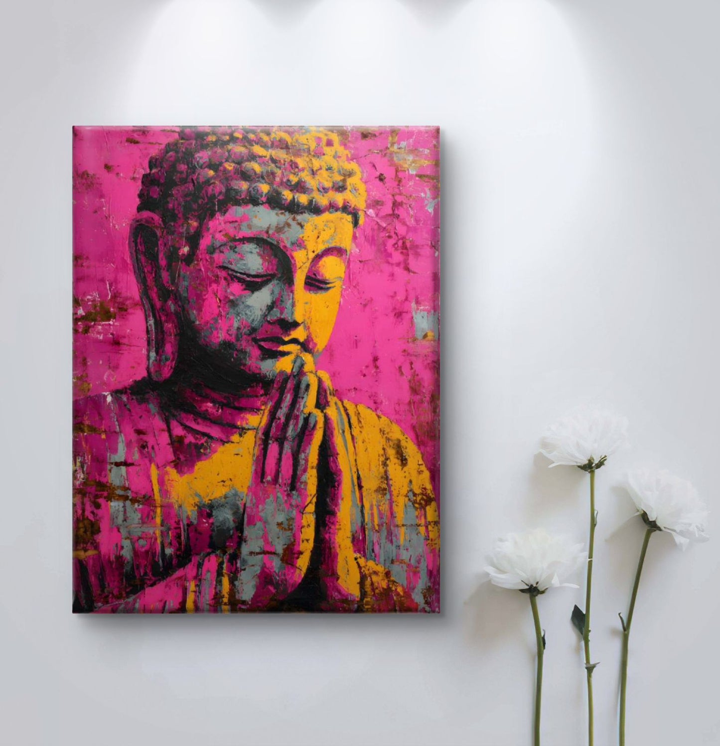Lord Buddha Premium Canvas Painting - Buy Online | Decor By Neon