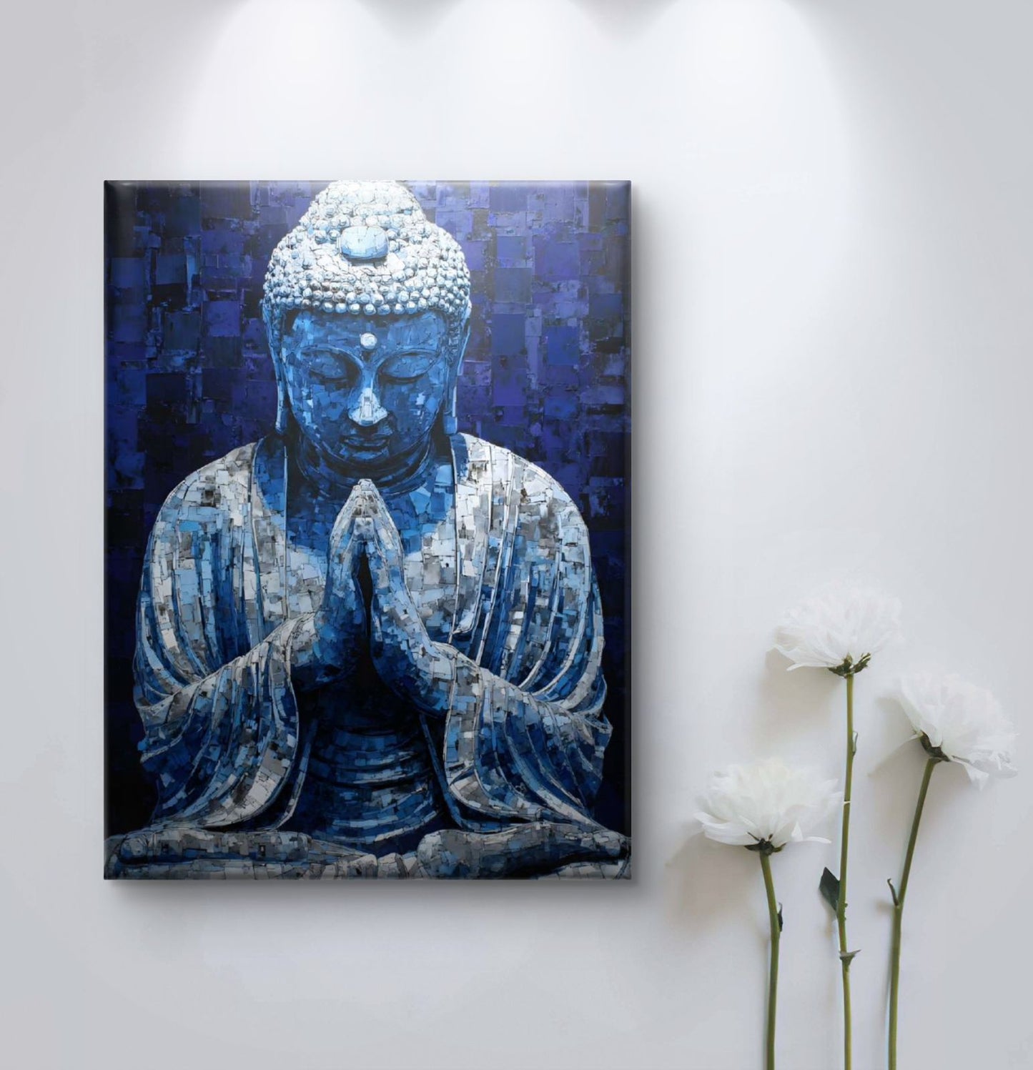 Lord Buddha Premium Canvas Painting - Buy Online | Decor By Neon