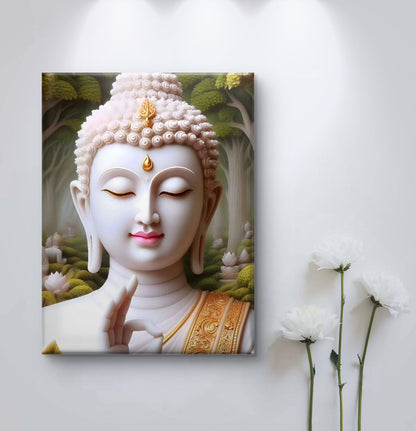 Lord Buddha Premium Canvas Painting