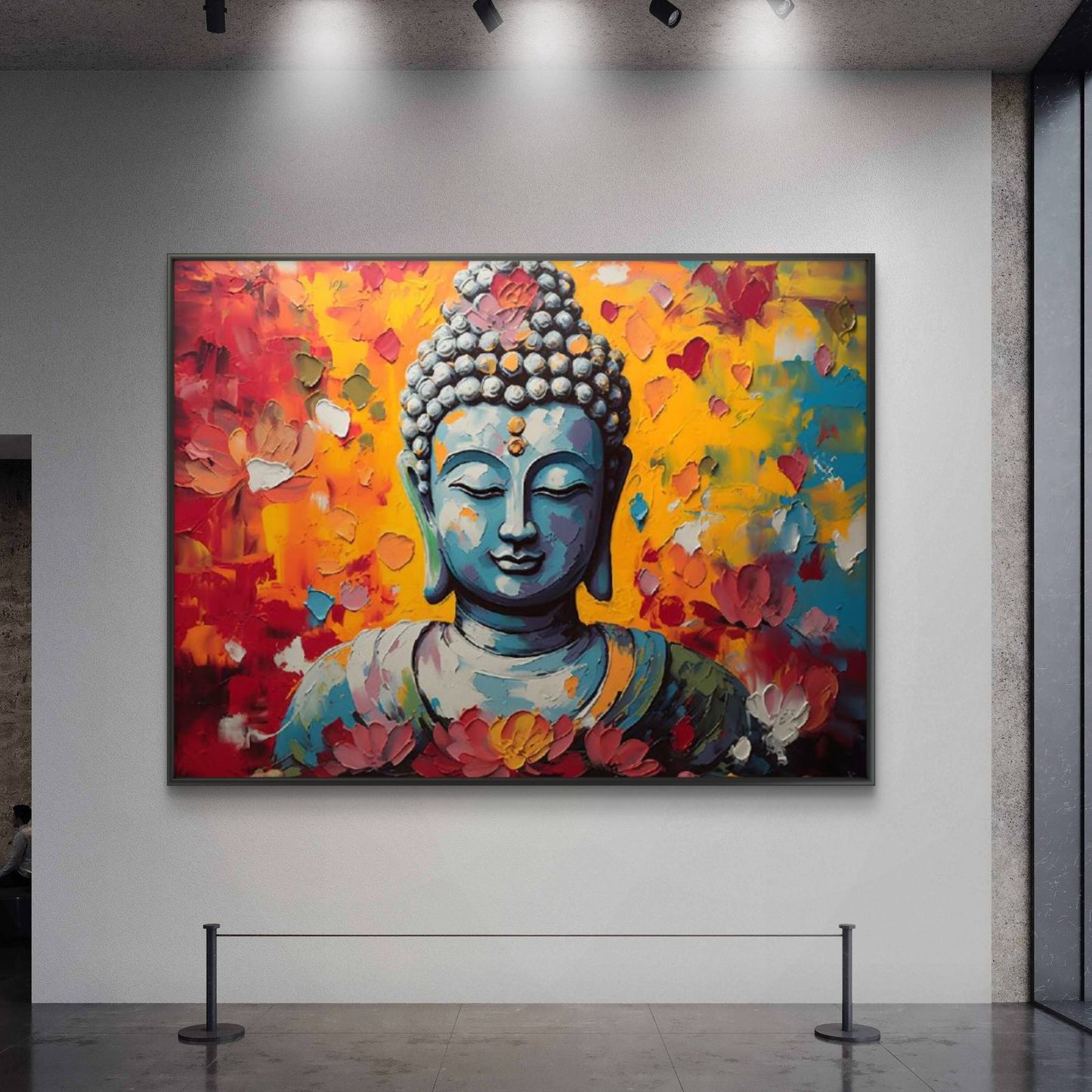 Lord Buddha Premium Canvas Painting - Buy Online | Decor By Neon