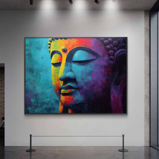 Lord Buddha Premium Canvas Painting - Canvas Wall Art | Decor By Neon