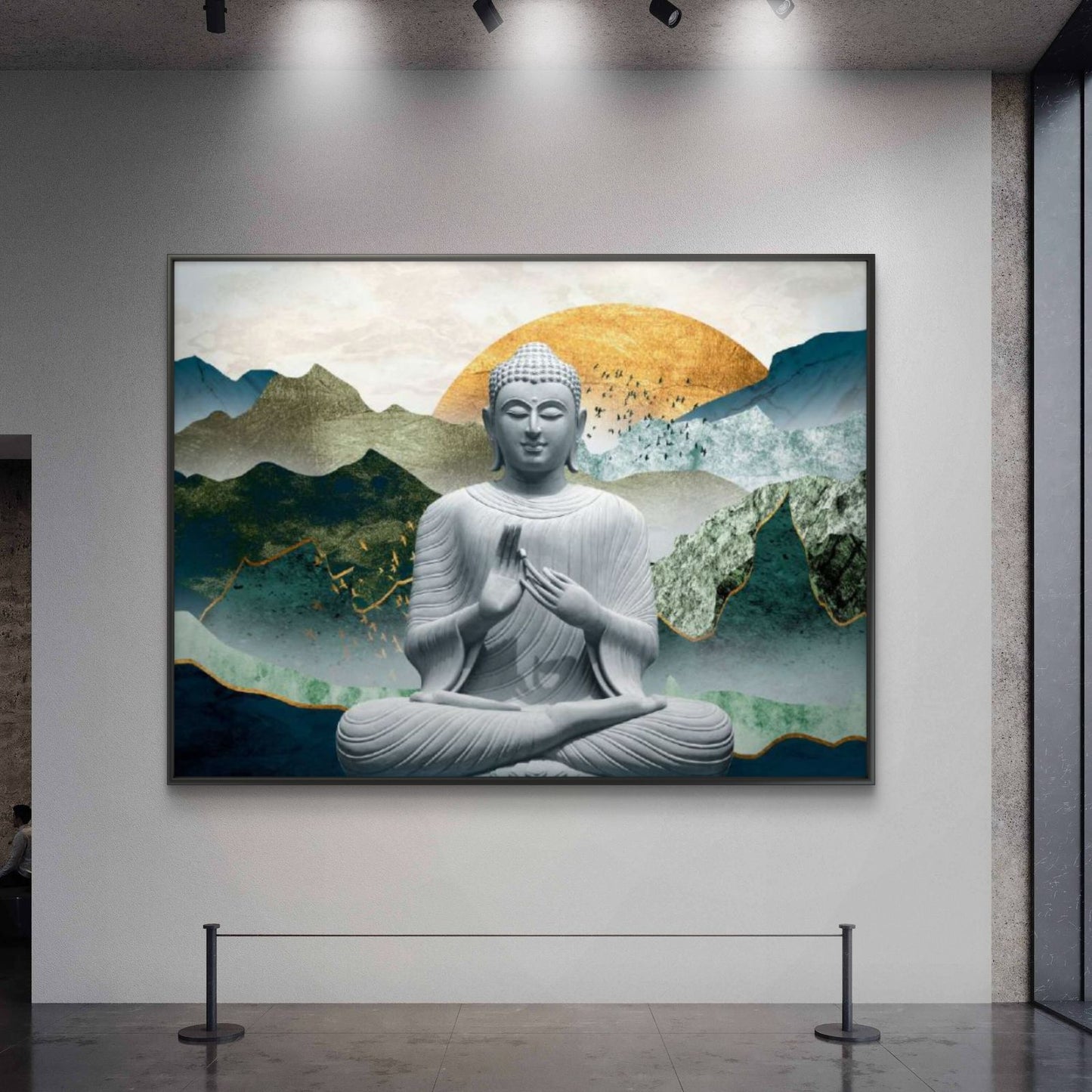 Lord Buddha Premium Canvas Painting - Buy Online | Decor By Neon