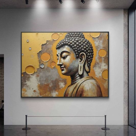 Lord Buddha Premium Canvas Painting - Canvas Wall Art | Decor By Neon