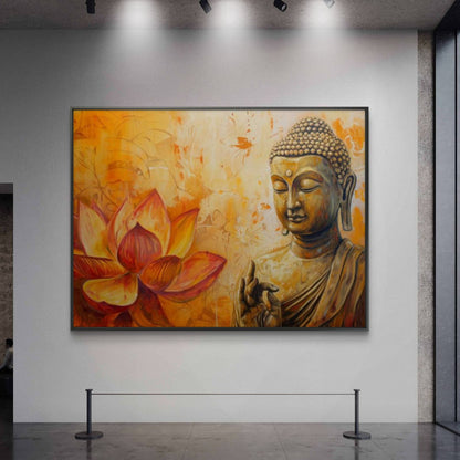 Lord Buddha Premium Canvas Painting