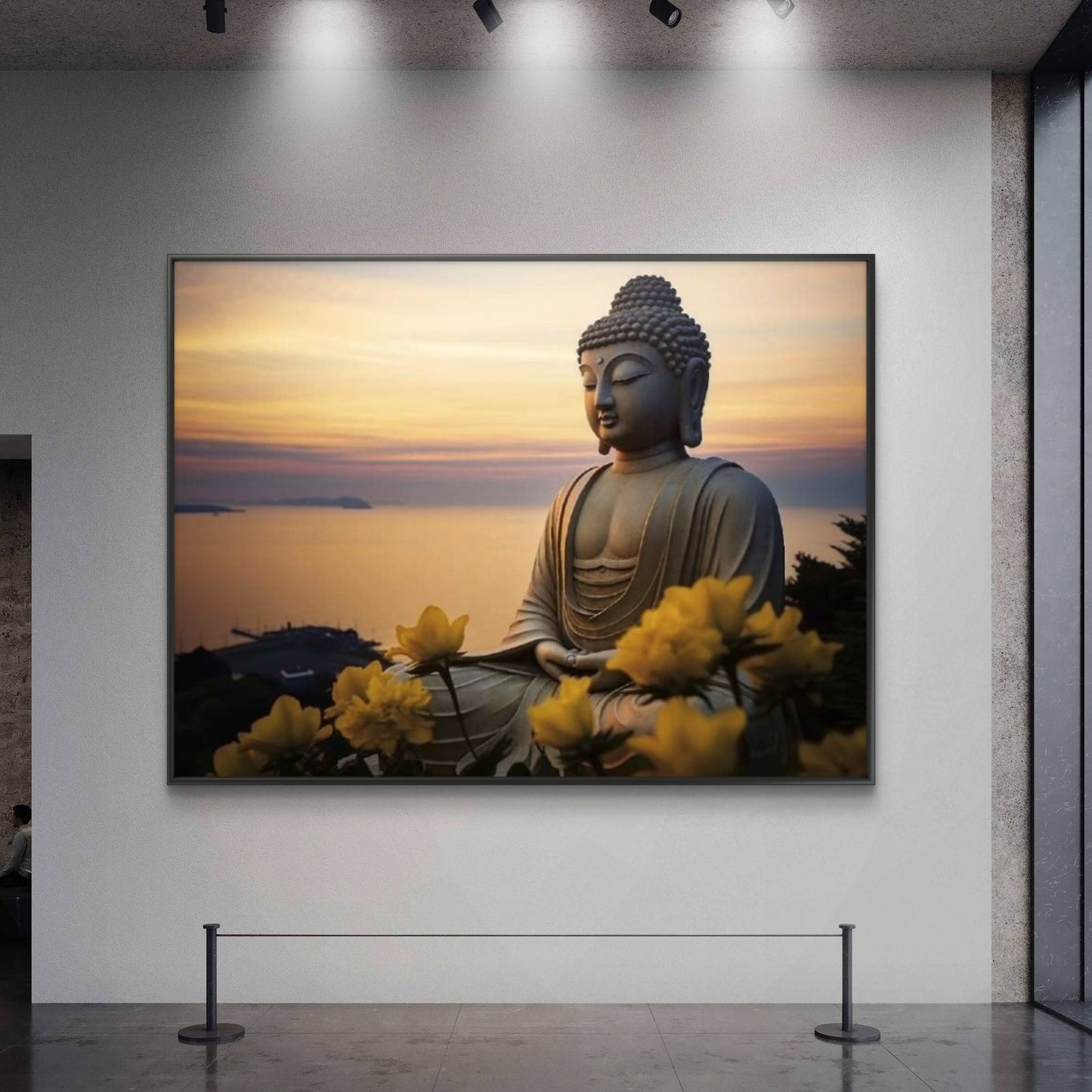Lord Buddha Premium Canvas Painting - Buy Online | Decor By Neon