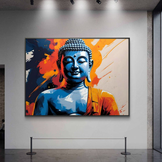 Lord Buddha Premium Canvas Painting - Canvas Wall Art | Decor By Neon