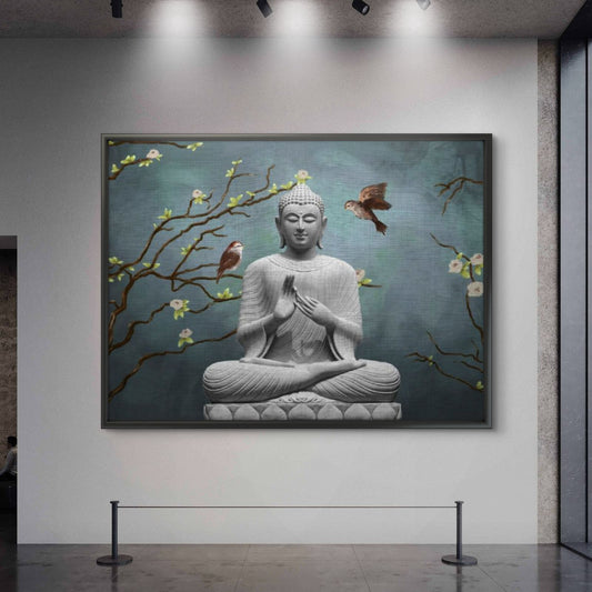 Lord Buddha Premium Canvas Painting - Canvas Wall Art | Decor By Neon