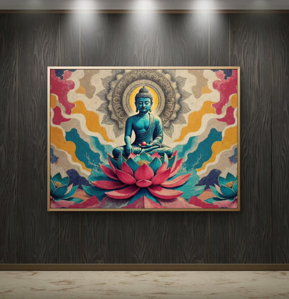 Lord Buddha Premium Canvas Painting