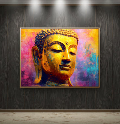 Lord Buddha Premium Canvas Painting
