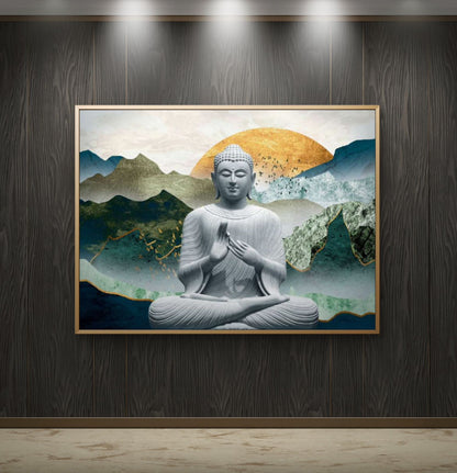 Lord Buddha Premium Canvas Painting