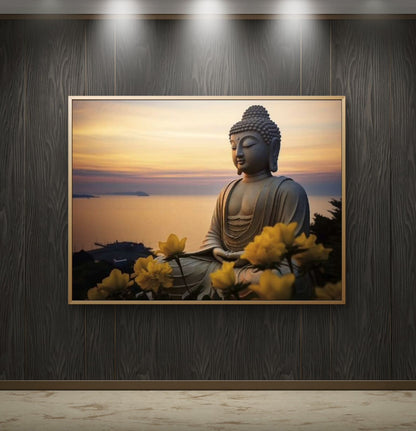 Lord Buddha Premium Canvas Painting