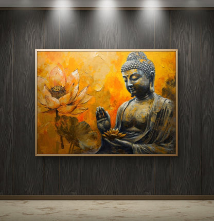 Lord Buddha Premium Canvas Painting