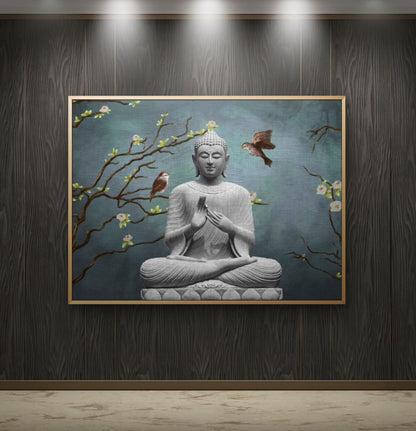 Lord Buddha Premium Canvas Painting