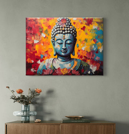 Lord Buddha Premium Canvas Painting