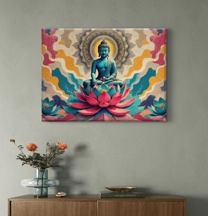 Lord Buddha Premium Canvas Painting
