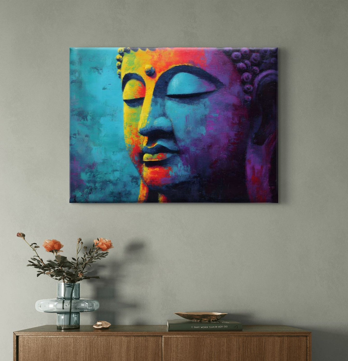 Lord Buddha Premium Canvas Painting - Buy Online | Decor By Neon